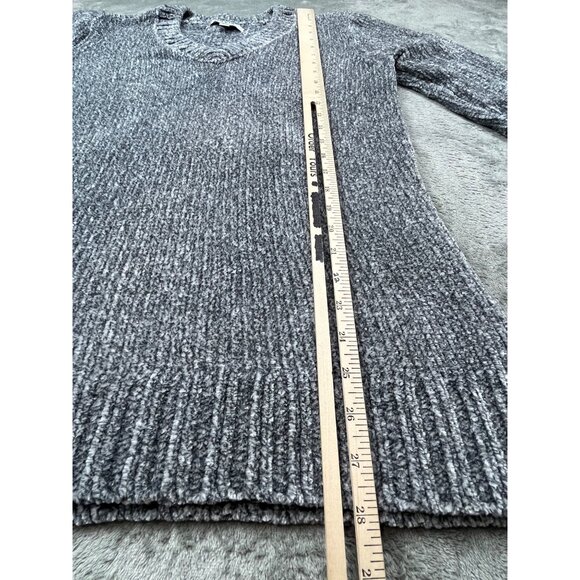 Orvis Womens Medium Gray Knit Classic Collection Sweater V-Neck Long Sleeve - Picture 5 of 11